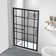 Cyrus 48" W x 72" H Single Sliding Framed Shower Door with Heat Soaking Process and Protective Coating Treatment