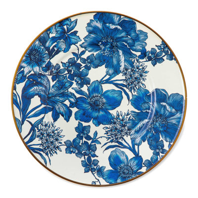 English Garden Enamel Salad/Dessert Plate