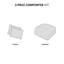 Édredon en coton moulu - réversible avec chaleur pour literie de grand lit et taies décoratives assorties-117429546-117429549
