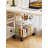 Alyan 16.14'' H x 13.77'' W Book Cart