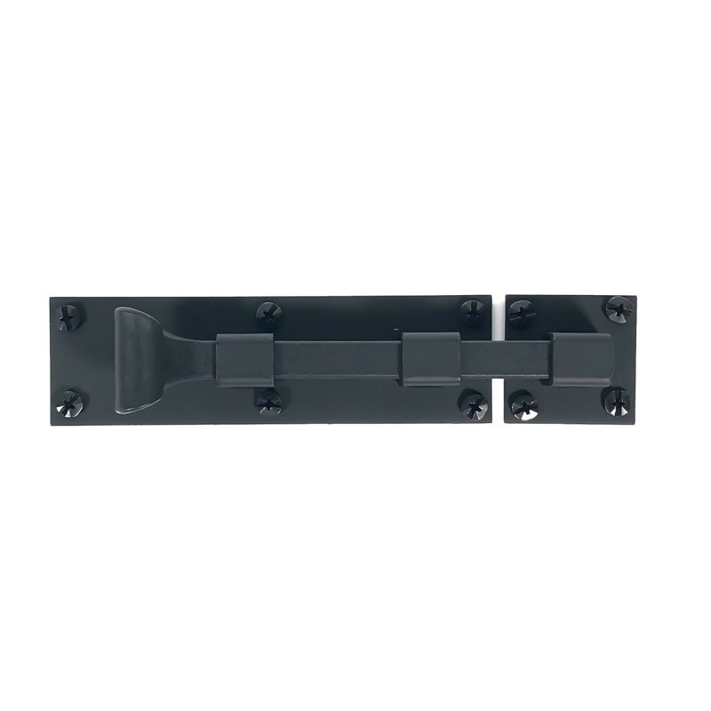 Forged Iron Square Bolt Latch, 6"