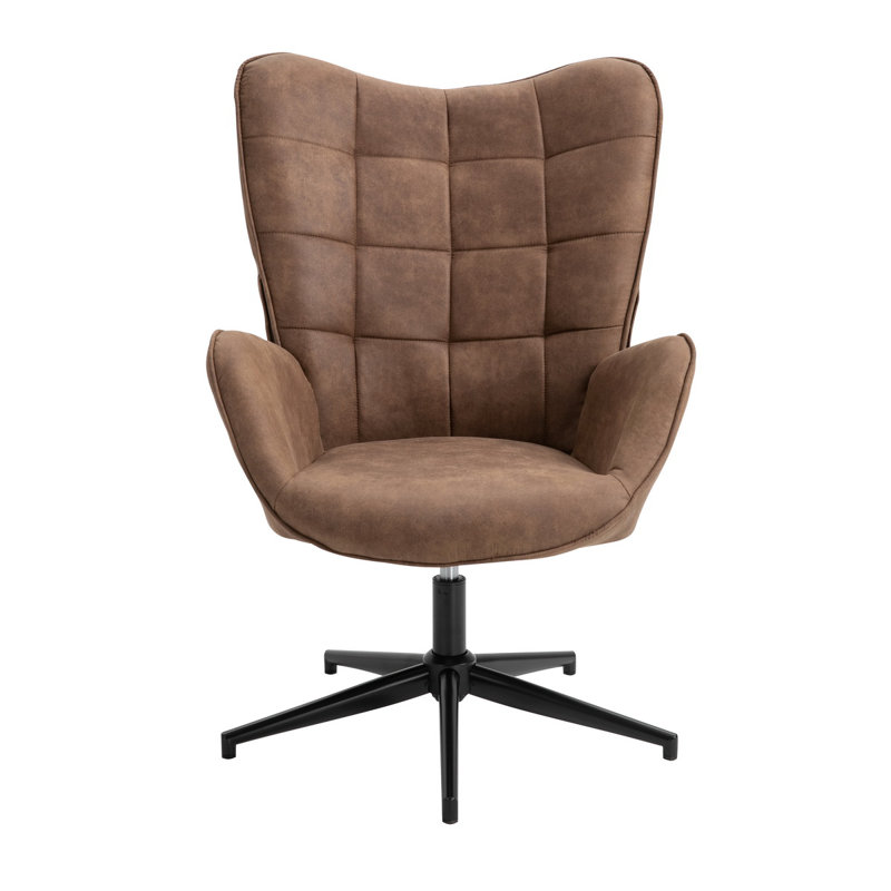 Charton Executive Chair, Brown, Non-Adjustable