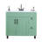 36'' Green Modern Free-Standing Single Bathroom Vanity Set