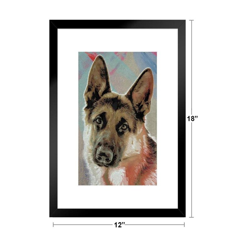 Paint by Numbers for Kids Ages 8-12 Girls,Cute Animal German Shepherd,Pet  Dog,DIY Oil Painting Kit impression Retro Wall Decor Gift Kits,40x50cm :  : Toys & Games