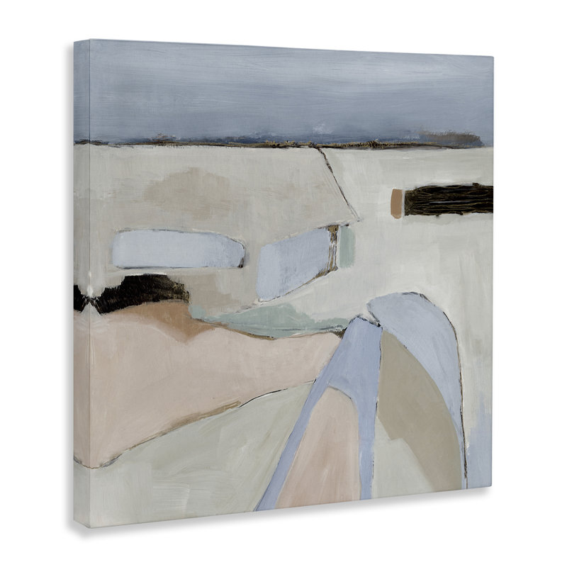  «Organic Neutral Landscape», art mural sur toile par Jacob Q, H 24 po x l 24 po
