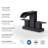 Centerset Bathroom Faucet With Drain Assembly, 2-handle Bathroom Sink Faucet-106035920