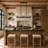 3-Light Modern Linear Pendant Light with Black and Deep Gold Finish, Kitchen Island