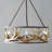Los Angeles 6 - Light Dimmable Wagon Wheel Chandelier