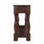 Console Bastedo en bois, 152 cm L x 36 cm l, table d'appoint de rangement, table basse extra-épaisse avec 3 tiroirs et 1 tablette inférieure-755481457