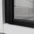 32"x 72" Pivot Shower Door, 1/4 Inch (6mm) Tempered Glass, Black Finish, Reversible Installation, 180° Rotating Pivot, Bi - Folding Hinges, Magnetic Seal Strips For Water Sealing 32" 33.2" Adjustable