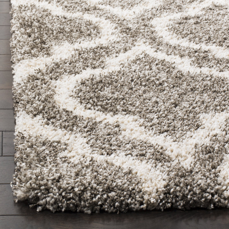 Tapis à poils longs Darrold Hudson, Carré 5 pi 3 po
