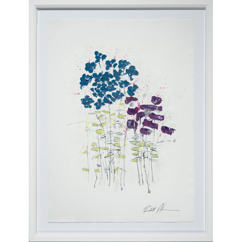 Love Me Floral I Framed Print