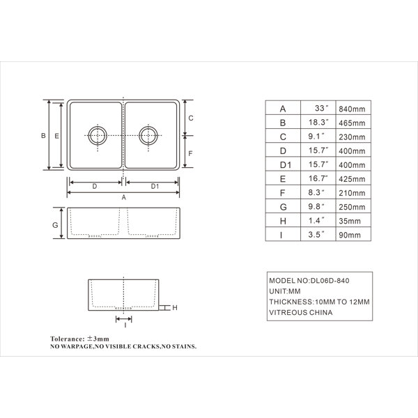 Dimensions du produit