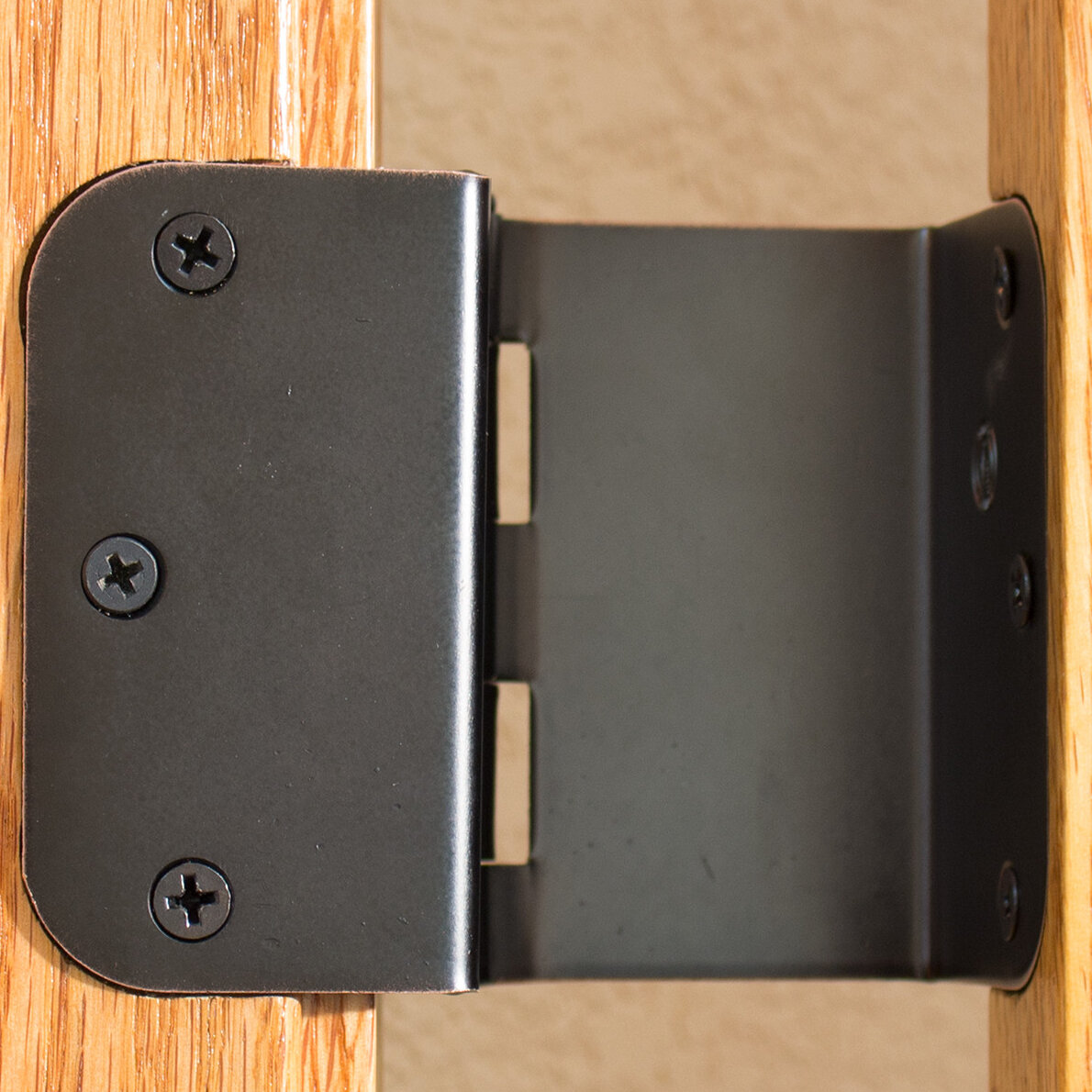 Self-Closing Door Hinge, 3-1/2 Inches, 1/4 Radius Corner, Antique Brass by  Stone Harbor Hardware