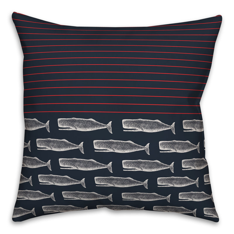 Striped Throw Pillow, 16" x 16", No Fill