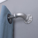 Lovina Metal Adjustable Single Curtain Rod