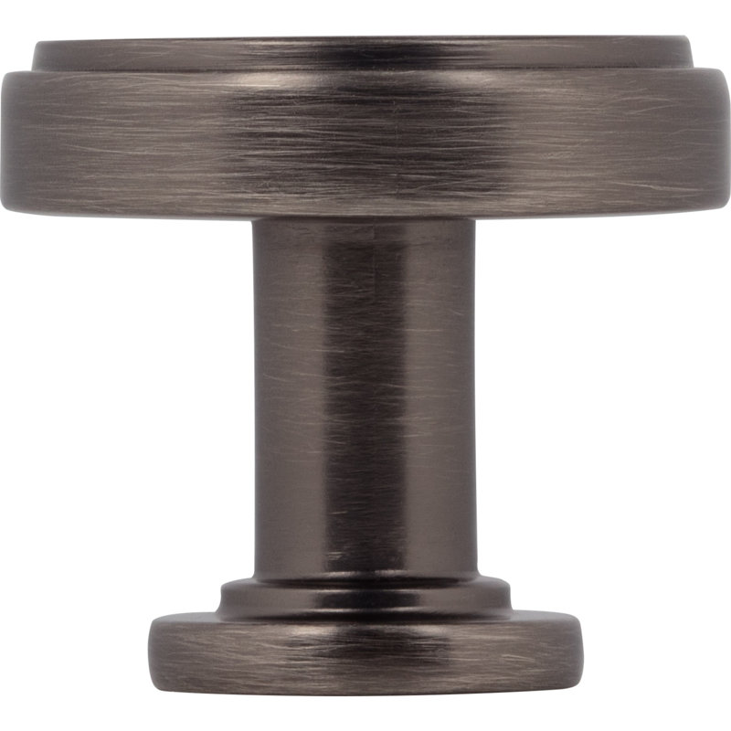 Richard Round Knob, Brushed Pewter, 1 1/4"