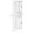 Modern White Slim Bathroom Cabinet - Anti-tipping Tall Organizer For Small Bathroom Spaces