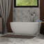 Baignoire de trempage autoportante en acrylique 59 po * 28 po
