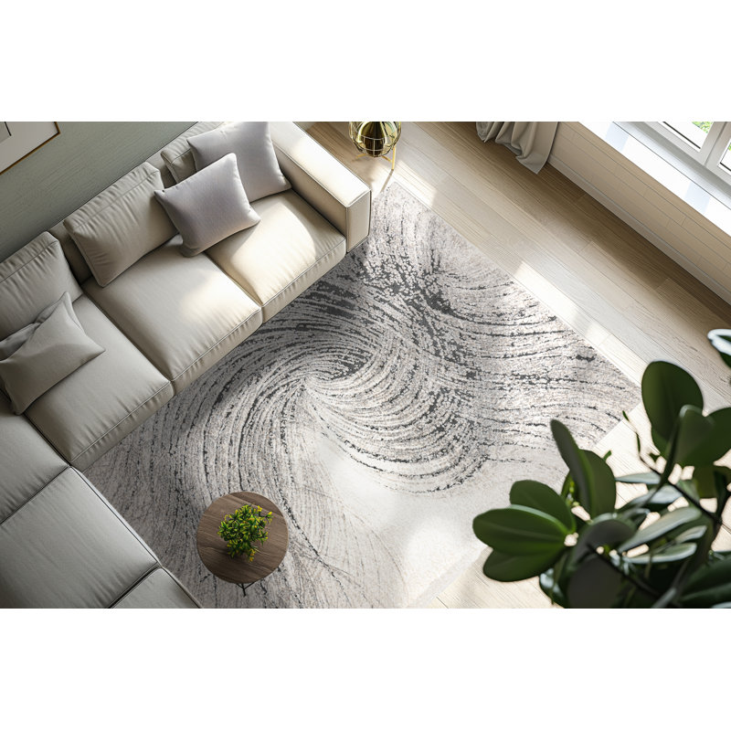 Dazaya Abstract Area Rug, Rectangle 80 x 150cm