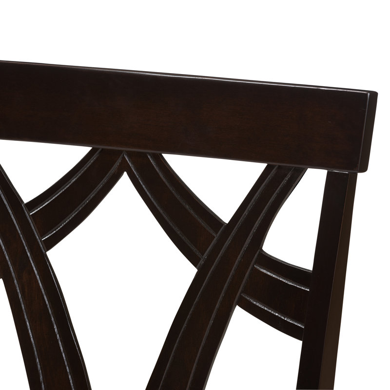 Chaise d'appoint Bouley, Gris, Brun foncé