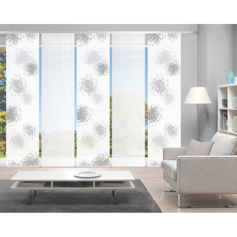 Paxson Semi Sheer Curtain Panel Pair, Grey