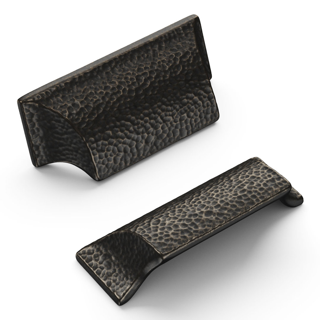 Mountain Lodge Kitchen Cabinet Handles, Solid Core Drawer Pulls for Cabinet Doors, 3-3/4" Hickory Hardware 