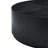 35.43 Inch Modern Round Coffee Table MDF Coffee Table for Living Room,Drum Center Table for Apartment,No Need Assembly,Black