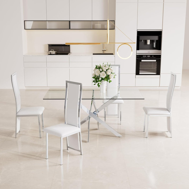 Ensemble repas 5 pièces Khaleesah, Blanc
