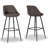 Lumsden Upholstered Counter Stool with Metal Frame