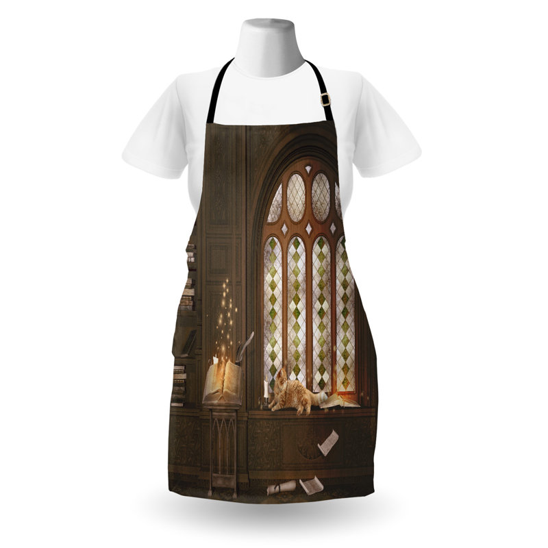 No Pattern Bib Apron
