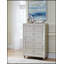 Commode argentée CHLOE GEMSTONE avec des accents de miroir élégants et des tiroirs spacieux pour le rangement organisé