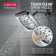 4-Setting Multi Function Fixed Shower Head with H2Okinetic Technology