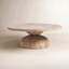 Balak Solid Wood Pedestal Coffee Table