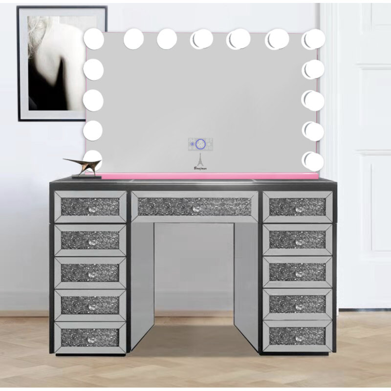 Vanity, Pink, 33.5 H x 43.5 W