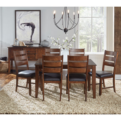 Osya 7-Piece Extendable Upholstered Dining Set