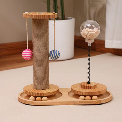 Poteau à griffer en sisal pour chats