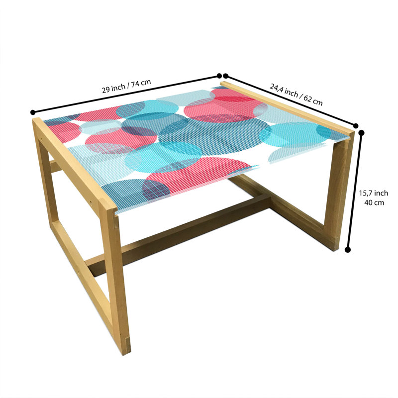 Jaeda Sled Coffee Table, 62cm H x 74cm W x 40cm D