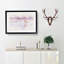Flamingo Reflection - Picture Frame Painting Print-56853524-56853532