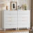 Fluted 5-Drawer Dresser For Bedroom, 28" Modern Chest Of Drawers With Deep Drawers, Wood Drawer Organizer For Living Room, Hallway, Nursery, Hallway Closet-1628883097
