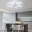 Abson 7 - Blade LED Ceiling Fan with Remote Control and Light Kit Included-1277035819