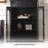 Black Creative Storage Cabinet Bookcase