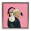 Toucan avec casque encadré, art mural sur toile flottante par Yvette St. Amant