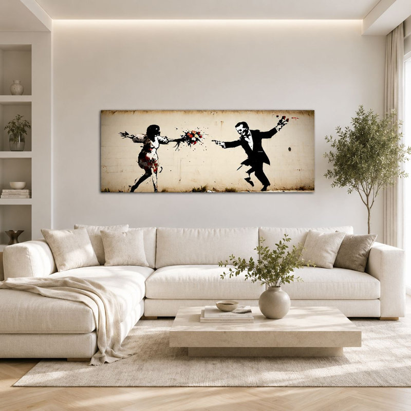 Peinture décorative sur toile