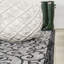 Tapis d'intérieur / extérieur gris clair / noir Deronte-900517434