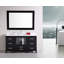 Ensemble de meuble-lavabo simple 60 po avec miroir Avet-24161756