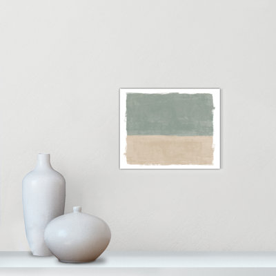 Sage and Sand I - Landscape Version Print by Natalie Carpentieri