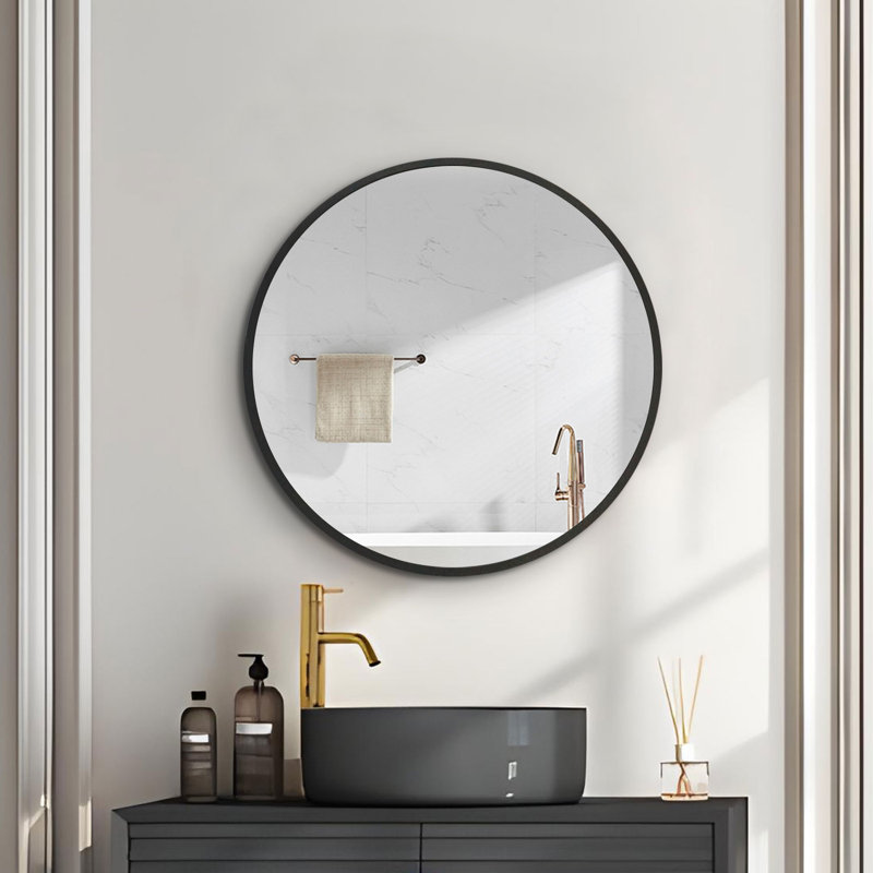 Miroir pour armoire à pharmacie Mirsie, H 24 po x l 24 po x P 4,9 po