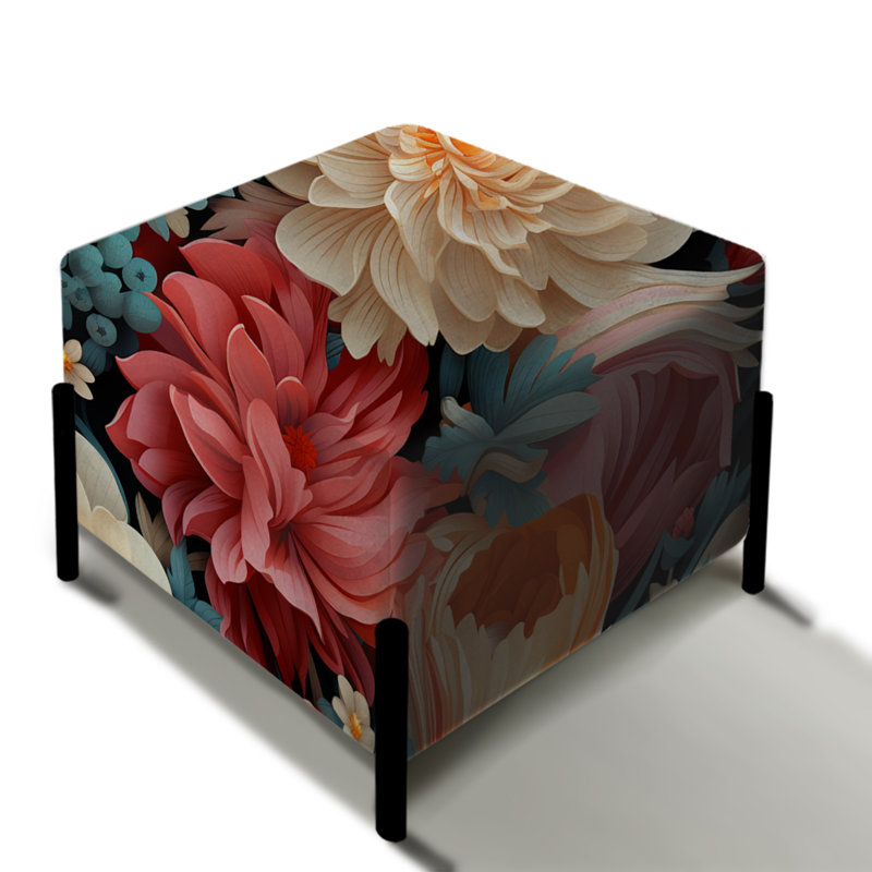 Motif de pivoines botaniques Fantasy Foliage