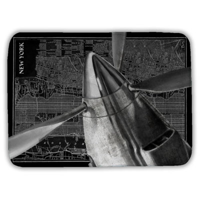 Aerian Microfiber Non-Slip Bath Mat